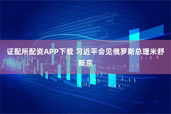 证配所配资APP下载 习近平会见俄罗斯总理米舒斯京