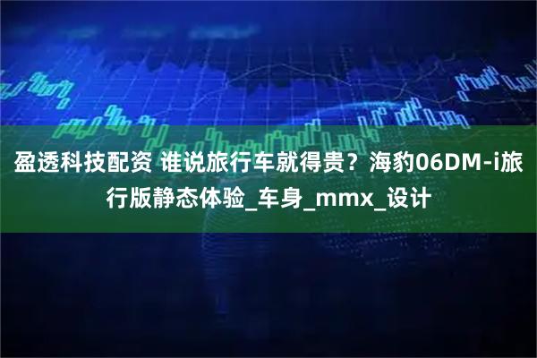 盈透科技配资 谁说旅行车就得贵？海豹06DM-i旅行版静态体验_车身_mmx_设计