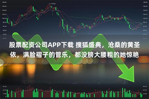 股票配资公司APP下载 搜狐盛典，沧桑的黄圣依，满脸褶子的管乐，都没膀大腰粗的她惊艳
