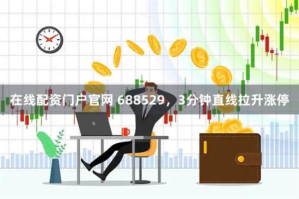 在线配资门户官网 688529，3分钟直线拉升涨停