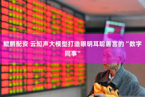 鲲鹏配资 云知声大模型打造眼明耳聪善言的“数字同事”